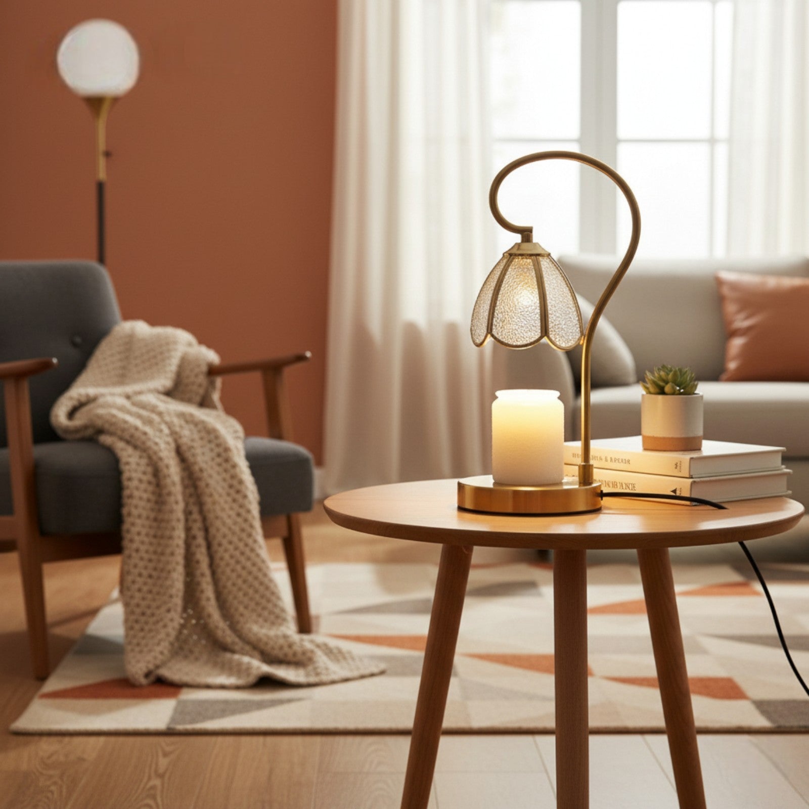 Candle Warmer Lamp - Luxury, Detailed, No Smoke